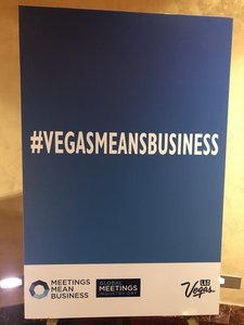 #vegasmeansbusiness sign